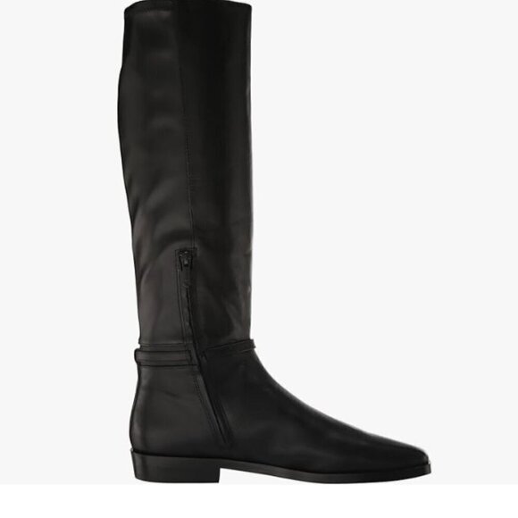 Sam Edelman‎ Clive Black Flat Leather Knee High Riding Boots Women's Size 7 - Picture 4 of 14